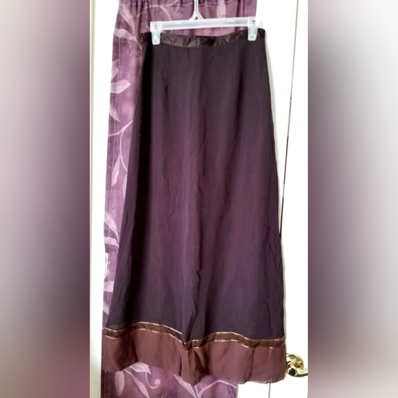 🌹Express - Beautiful Sheer Brown Maxi Skirt.🌹 - Picture 2 of 9